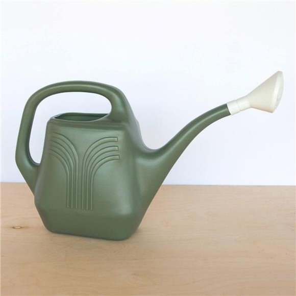 Watering Can 2 Gallon Capacity - Removable Nozzle Spout, Two Handles, Wide Mouth - Picture 1 of 6